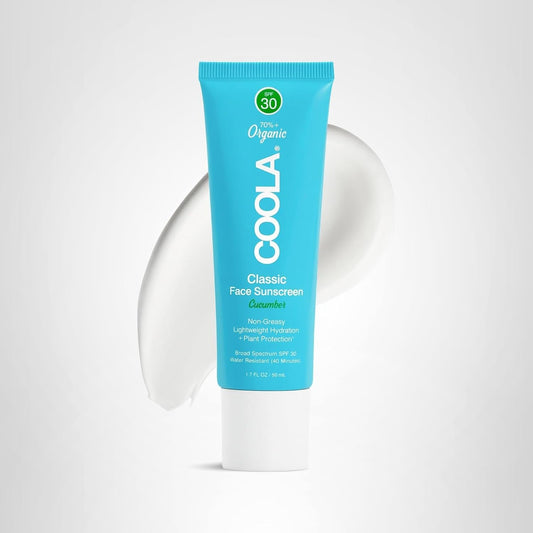 COOLA Organic Face Sunscreen SPF 30 Sunblock Lotion, Dermatologist Tested Skin Care for Daily Protection...