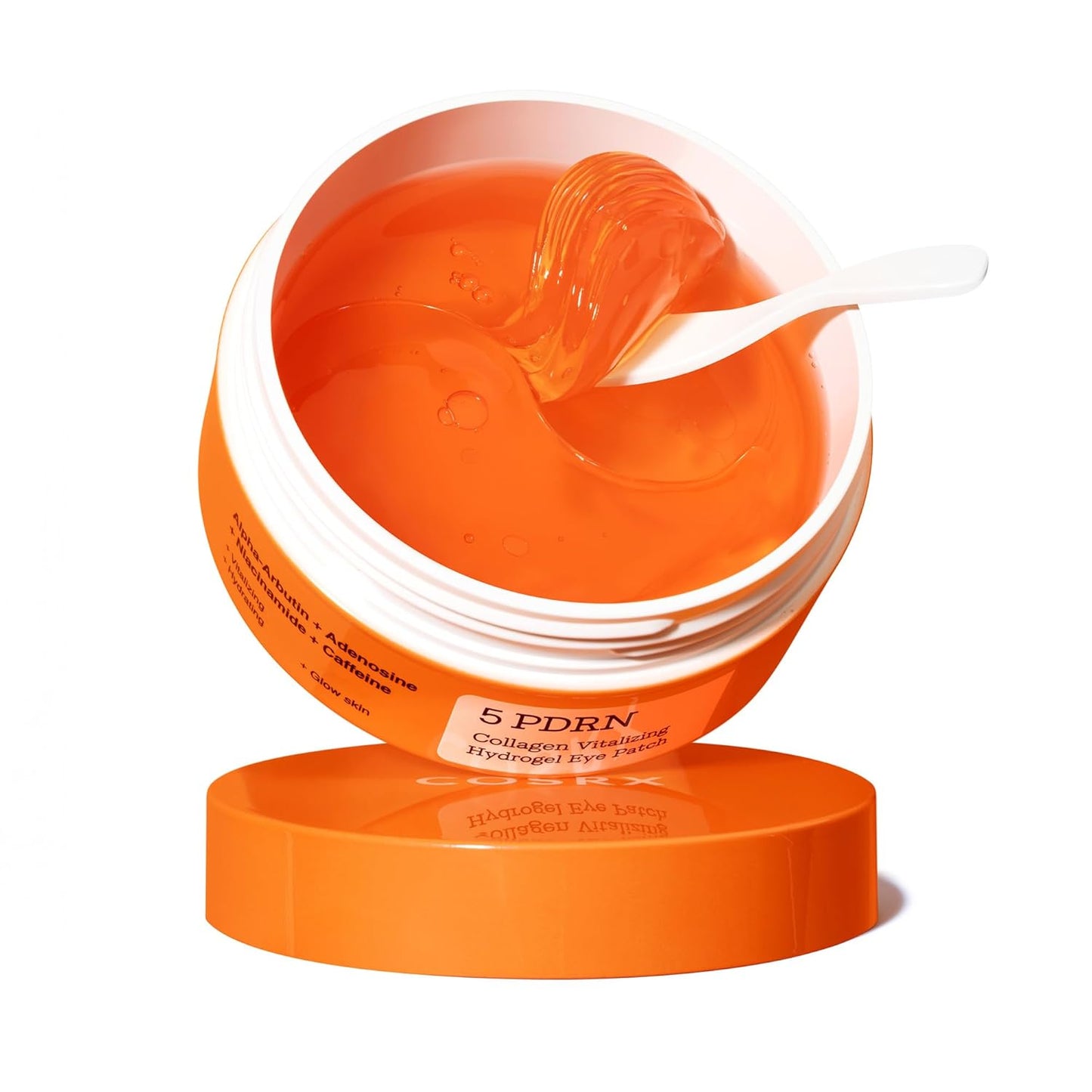 COSRX 5-PDRN Complex Collagen Gel Eye Patches for the look of Dark Circles and Uneven tone, Radiance Care for Tired Under..