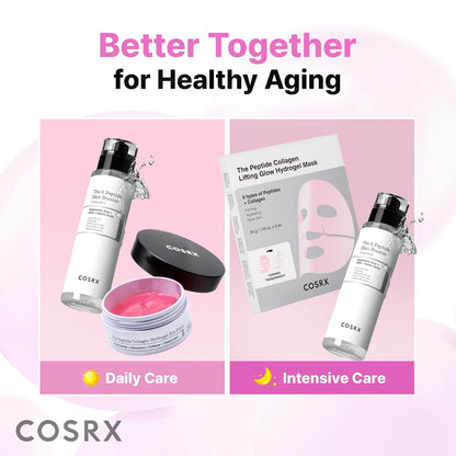 COSRX 6X Peptide Collagen Skin Booster Toner Serum for Dull &amp; Uneven Skin, Preps Skin with Copper Peptides..