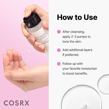 COSRX 6X Peptide Collagen Skin Booster Toner Serum for Dull &amp; Uneven Skin, Preps Skin with Copper Peptides..