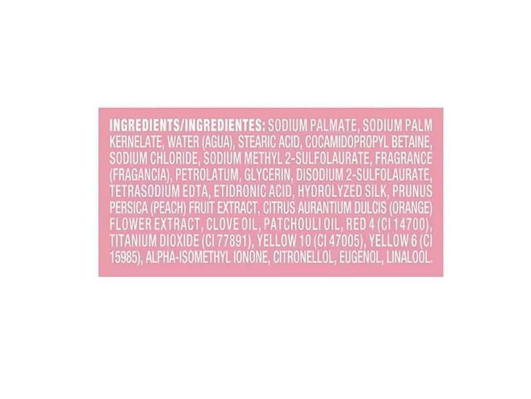 Caress Soap Daily Silk Beauty Bar, White Peach & Orange Blossom, 3.75 Ounce 16 Count