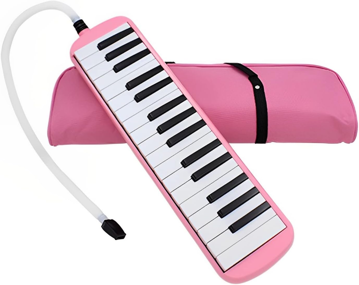 Melodica 32 Key Pianica Portable with Carrying Bag Short and Long Mouthpieces