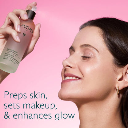 Caudalie Beauty Elixir Prep, Set Makeup, Glow Face Mist