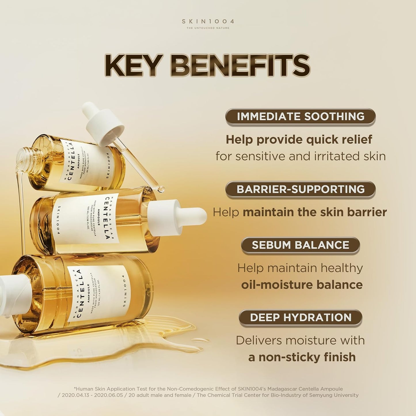 [Hudson's Pick] SKIN1004 Madagascar Centella Ampoule, Korean Face Serum with Centella Asiatica for Hydrating & Moisturizing..
