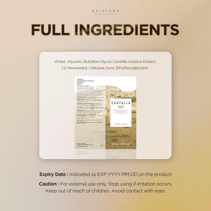 [Hudson's Pick] SKIN1004 Madagascar Centella Ampoule, Korean Face Serum with Centella Asiatica for Hydrating & Moisturizing..