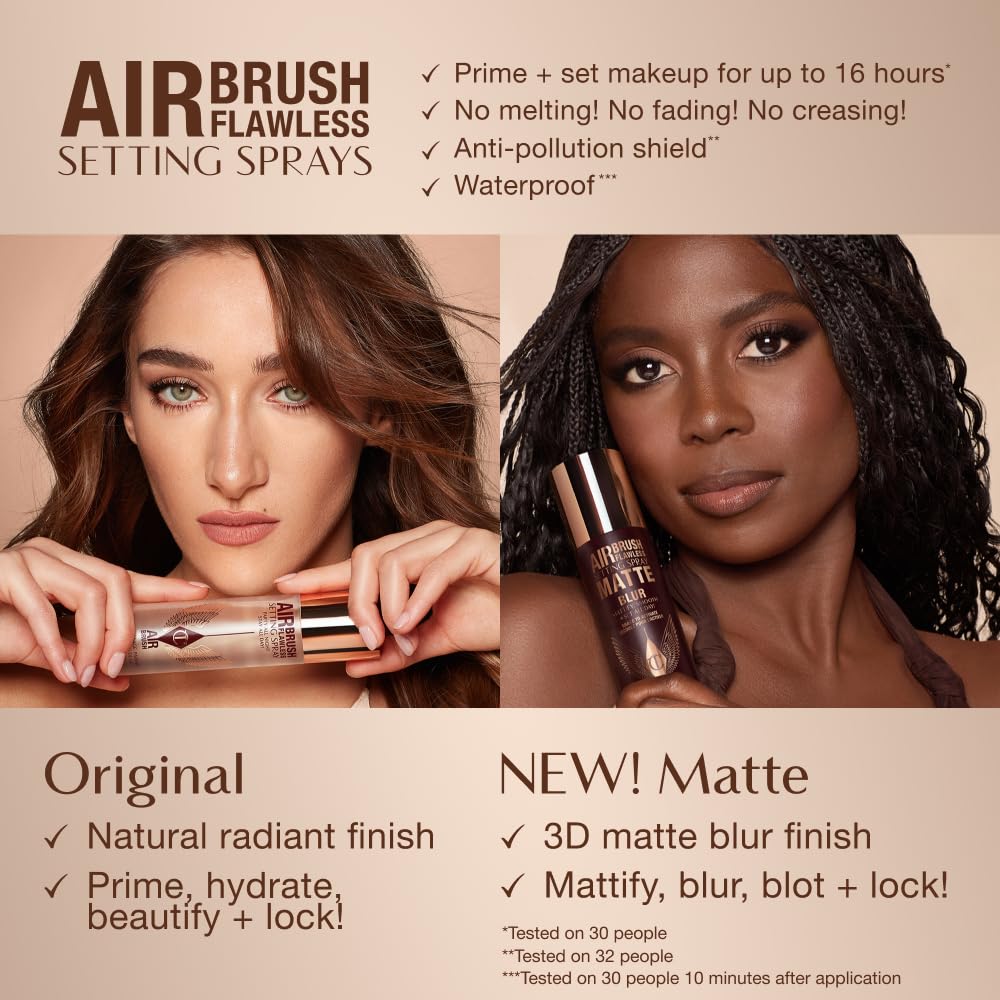 Charlotte Tilbury Airbrush Flawless Setting Spray - Ultra-Fine Hydrating Mist
