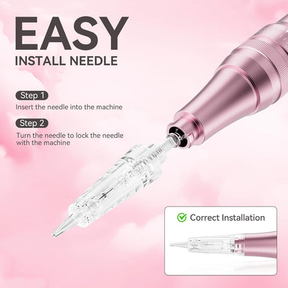 Wireless Permanent Makeup Machine Kit Rotary Eyebrow Pen Machine..