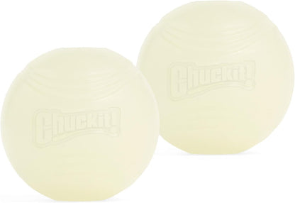 Chuckit! Glow in the Dark Bouncy Balls - Ball for Dogs, Chuckit Dog Toy, Max Glow Balls