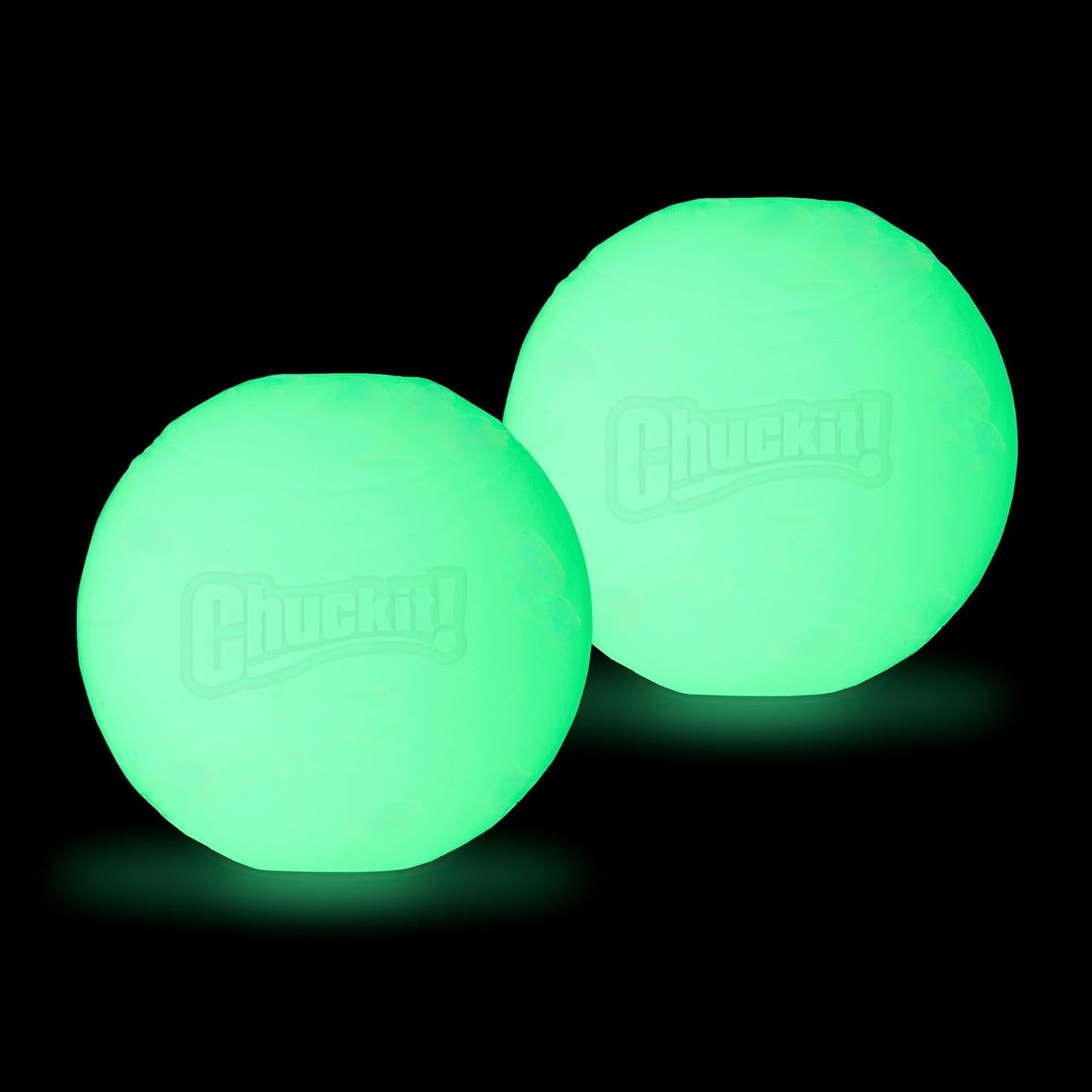 Chuckit! Glow in the Dark Bouncy Balls - Ball for Dogs, Chuckit Dog Toy, Max Glow Balls