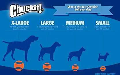 Chuckit! Glow in the Dark Bouncy Balls - Ball for Dogs, Chuckit Dog Toy, Max Glow Balls