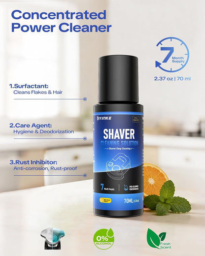 Cleaner Fluid Refill 14 Month Supply for Braun Clean &amp; Renew CCR, Shaver Cleaning & Care Refill Kit..