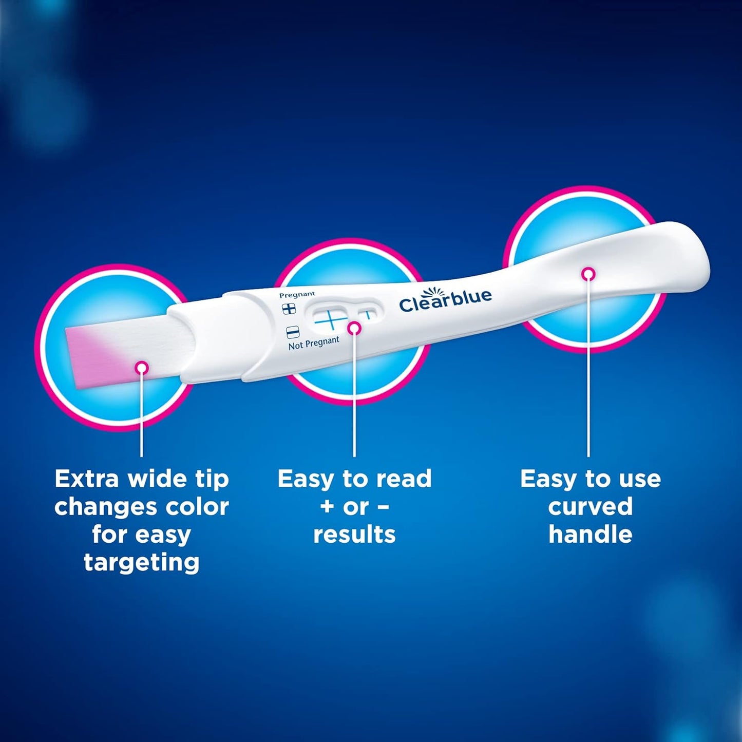 Clearblue Pregnancy Test Combo Pack, 4ct - Digital with Smart Countdown & Rapid Detection - 4 Count (Pack of 1)