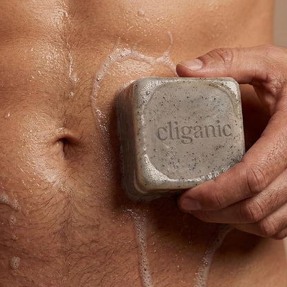 Cliganic Exfoliating Bar Soap For Men & Women – Body Scrub Soap with 98% Natural Ingredients Cleanses, Smooths &amp; Revitalizes Skin..