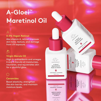 Drunk Elephant A-Gloei Maretinol Oil - 30 ml/1 fl oz - Gentle 0.5% Retinol Face Oil - Clean Clinical Skincare..