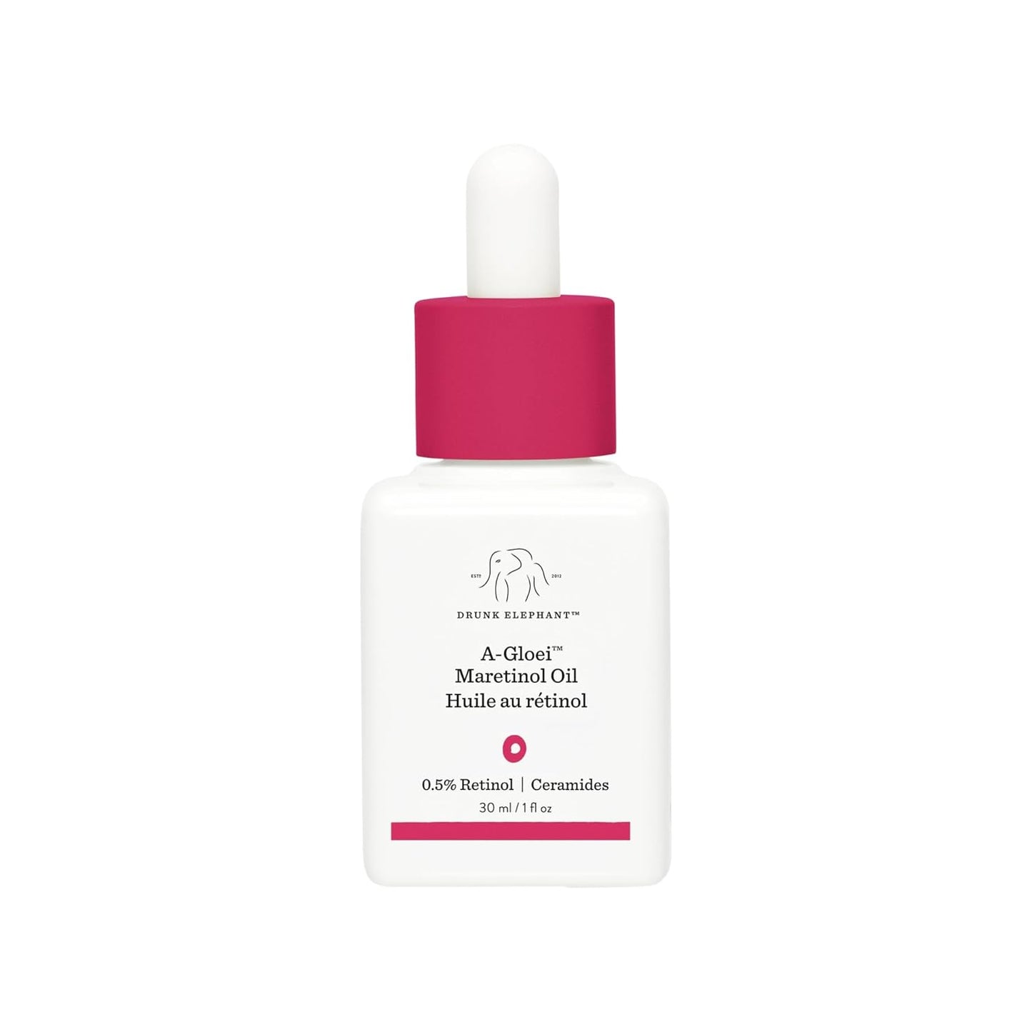 Drunk Elephant A-Gloei Maretinol Oil - 30 ml/1 fl oz - Gentle 0.5% Retinol Face Oil - Clean Clinical Skincare..