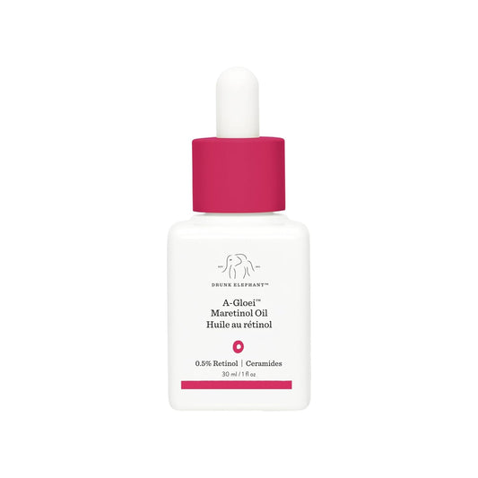 Drunk Elephant A-Gloei Maretinol Oil - 30 ml/1 fl oz - Gentle 0.5% Retinol Face Oil - Clean Clinical Skincare..