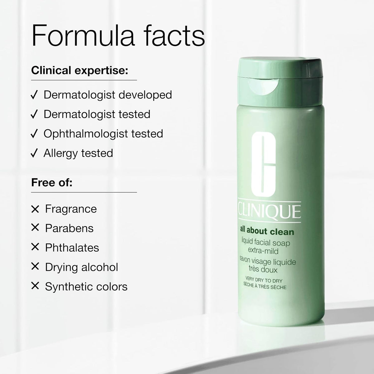 Clinique All About Clean Liquid Gentle Facial Cleanser Soap