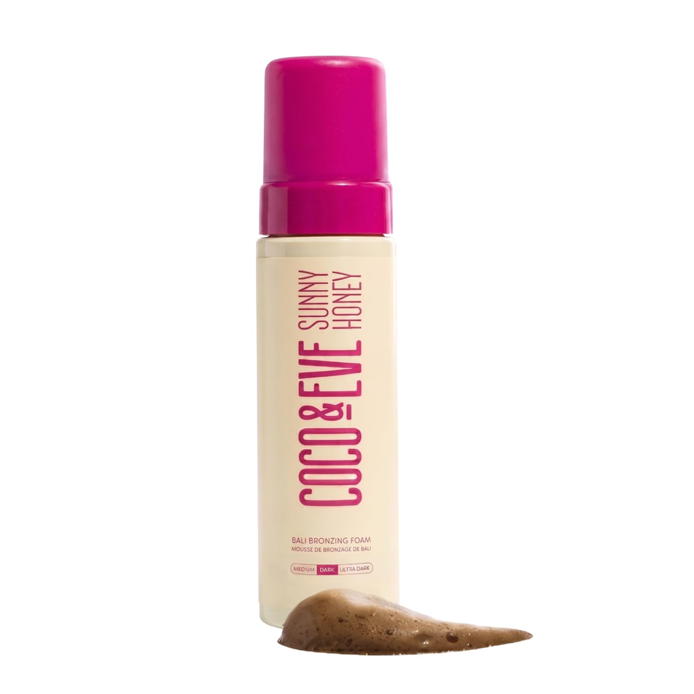 Coco & Eve Sunny Honey Bronzing Self Tanner Mousse - Dark, 6.7 fl oz