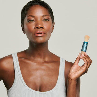 Colorescience Brush-On Sunscreen Mineral Powder for Sensitive Skin, Style- Medium