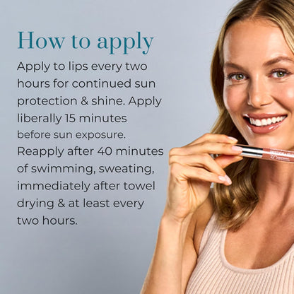 Colorescience Peptide Lip Shine SPF 30, Clinically Proven Peptide formula to plump, hydrate, condition, nourish &amp; defend against free radicals...
