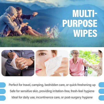 Comfy Life Premium Full Body Cleansing Wet Wipes For Adults