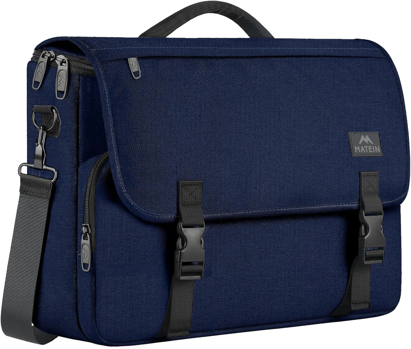 MATEIN Messenger Bag for Men, Satchel Bag 15.6 Inch Laptop Briefcase, Blue