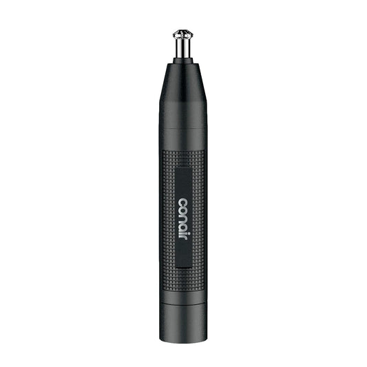 ConairMAN Ear and Nose Hair Trimmer for Men, Cordless, 360° Bevel Blade
