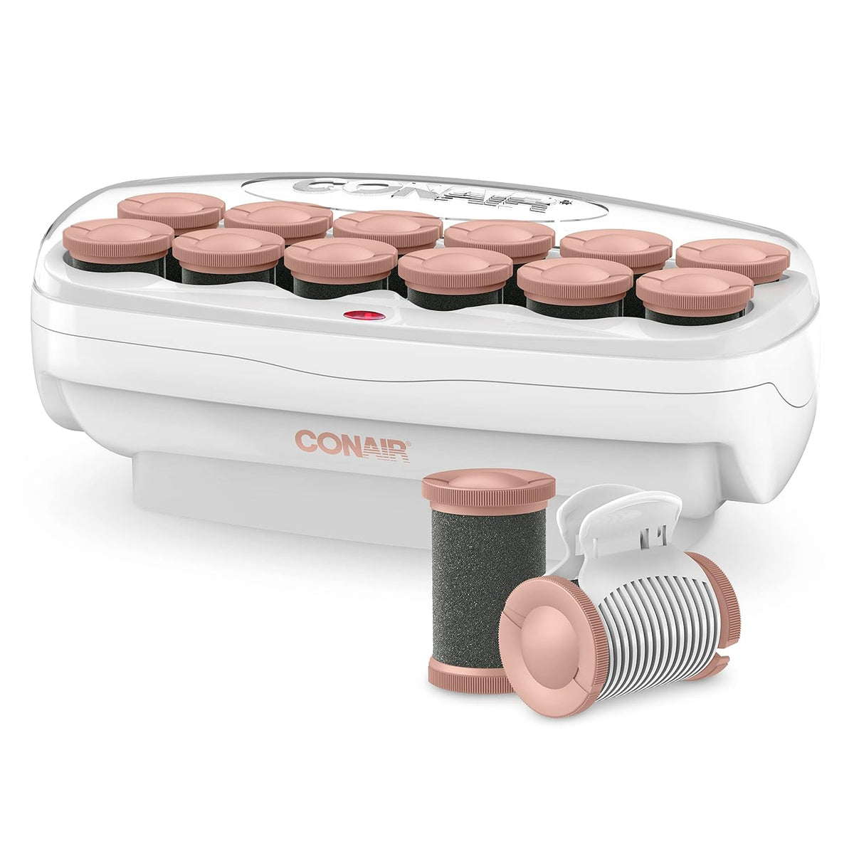 Conair Ceramic 1 1/2-inch Hot Rollers, Super Clips Included, Create Big Bouncy Curls..