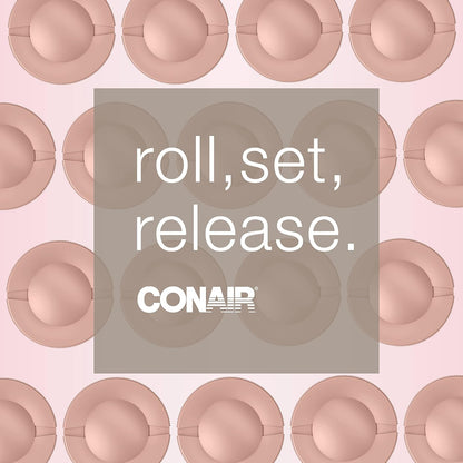 Conair Ceramic 1 1/2-inch Hot Rollers, Super Clips Included, Create Big Bouncy Curls..
