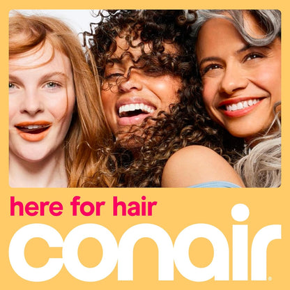 Conair Double Ceramic 1 in. Curling Iron | Double Ceramic 1 in. Barrel Creates Classic Curls on Short to Long Hair, White/Rose Gold, CD701L
