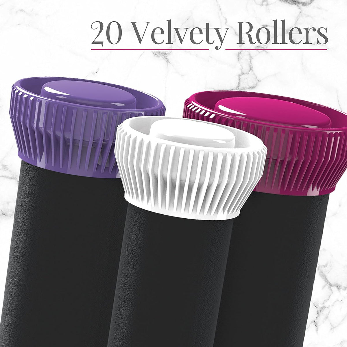 Remington Ionic Conditioning Hot Rollers, 20-Piece Hair Roller Set..
