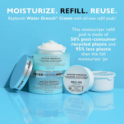 Peter Thomas Roth | Water Drench® Hyaluronic Cloud Cream Hydrating Moisturizer Refill Pod..