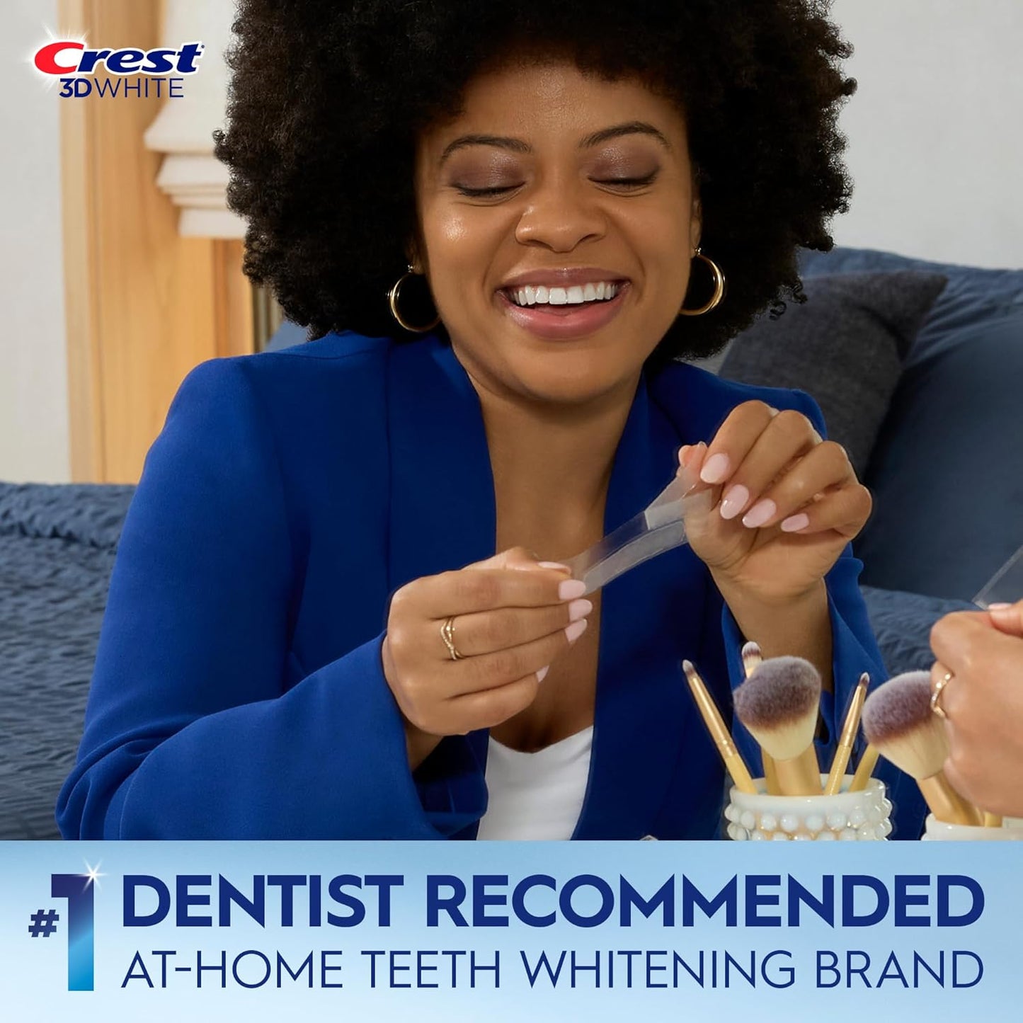 Crest 3D Whitestrips, 1 Week Smile Transformation, Whitestrips 3D White, 14 Treatments (Each with 1 Upper/1 Lower), 28 Strips