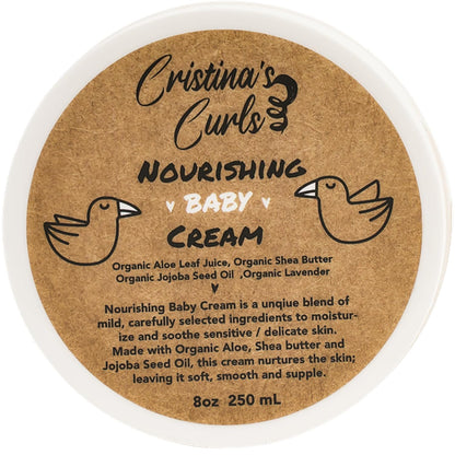 Cristina's Curls Baby Moisturizing Cream – Rich Gentle Hydration For Face and Body