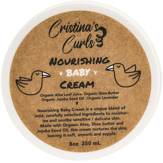 Cristina's Curls Baby Moisturizing Cream – Rich Gentle Hydration For Face and Body