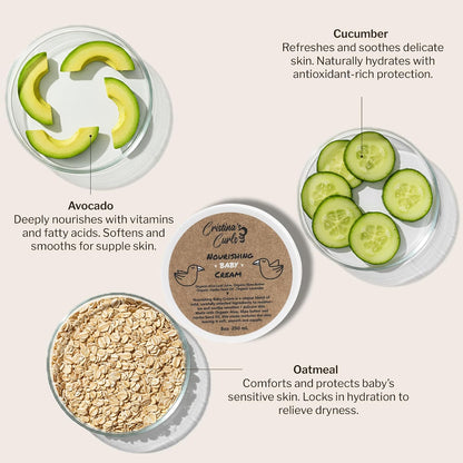 Cristina's Curls Baby Moisturizing Cream – Rich Gentle Hydration For Face and Body