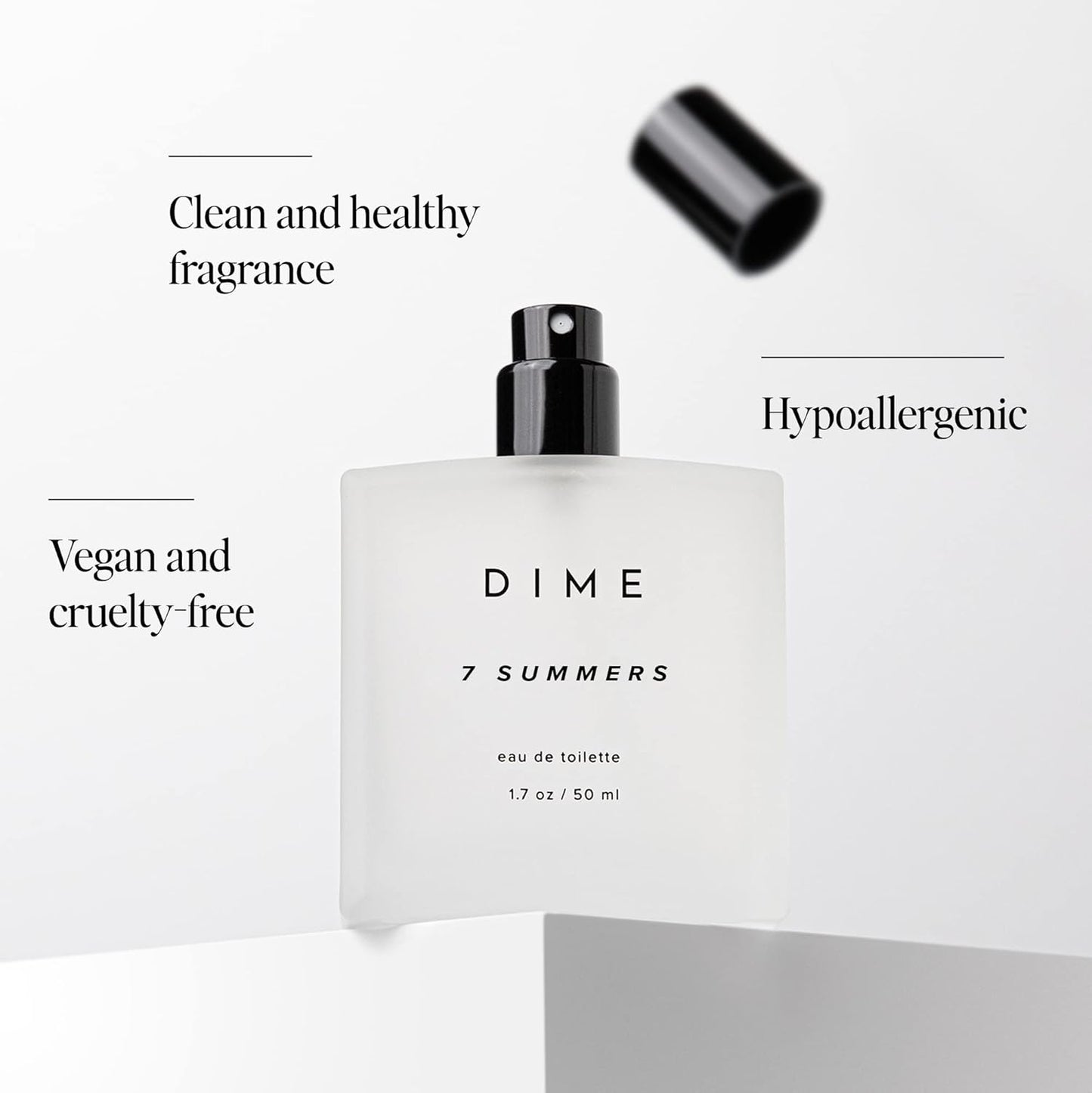 DIME Beauty 7 Summers Perfume for Women - Sweet Floral Eau de Toilette with Bergamot, Vanilla Orchid and Coconut..