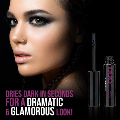 DUO Quick-Set Eyelash Glue Dark Tone – Waterproof Lash Adhesive for False Lashes, Long-Lasting, Fast-Drying Duo Lash Glue..