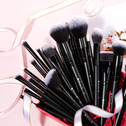 DUcare Professional Makeup Brushes Set 27Pcs | Makeup Brush Set Premium Synthetic Kabuki Foundation Blending..