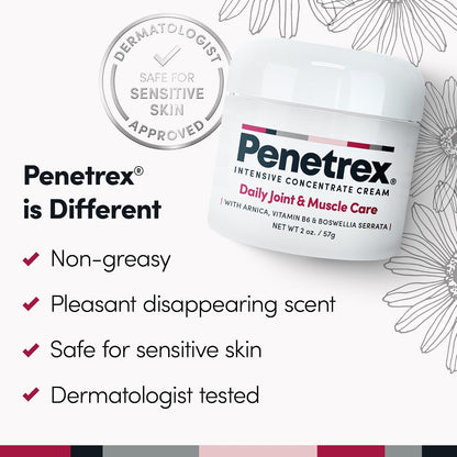 Penetrex Daily Joint & Muscle Care Pack | Arnica, B6 & MSM (2oz & 4oz Jars)..