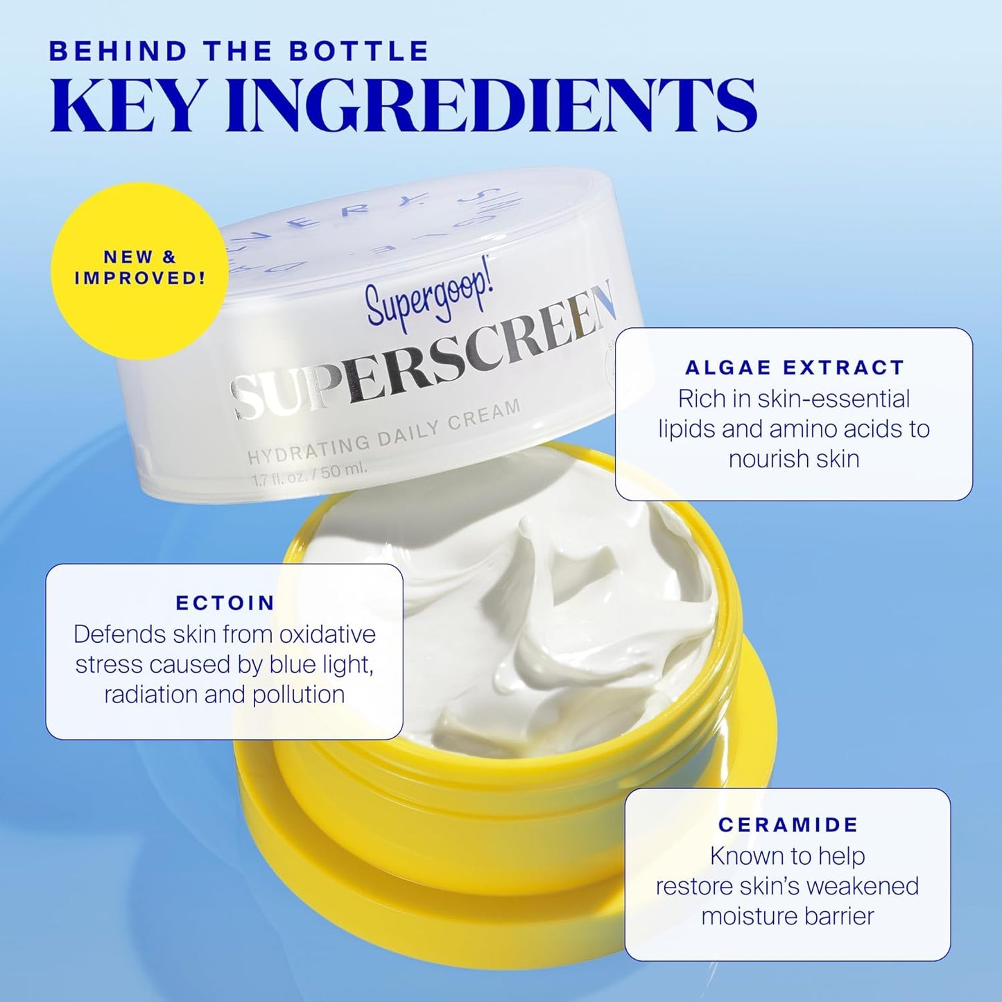 Supergoop! Superscreen - 1.7 fl oz - SPF 40 PA+++ Hydrating Daily Moisturizer Sunscreen..