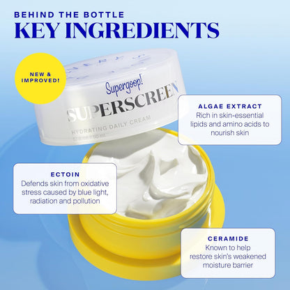 Supergoop! Superscreen - 1.7 fl oz - SPF 40 PA+++ Hydrating Daily Moisturizer Sunscreen..