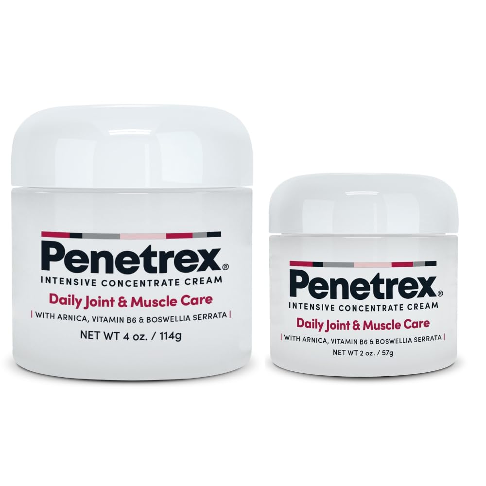 Penetrex Daily Joint & Muscle Care Pack | Arnica, B6 & MSM (2oz & 4oz Jars)..