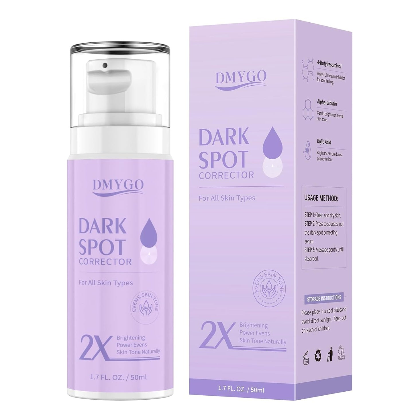 Dark Spot Remover for Face and Body - Dark Spot Corrector Serum for Sun Spots, Age Spots, Brown Spot, Freckles & Melasma