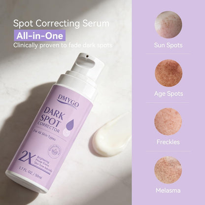 Dark Spot Remover for Face and Body - Dark Spot Corrector Serum for Sun Spots, Age Spots, Brown Spot, Freckles & Melasma