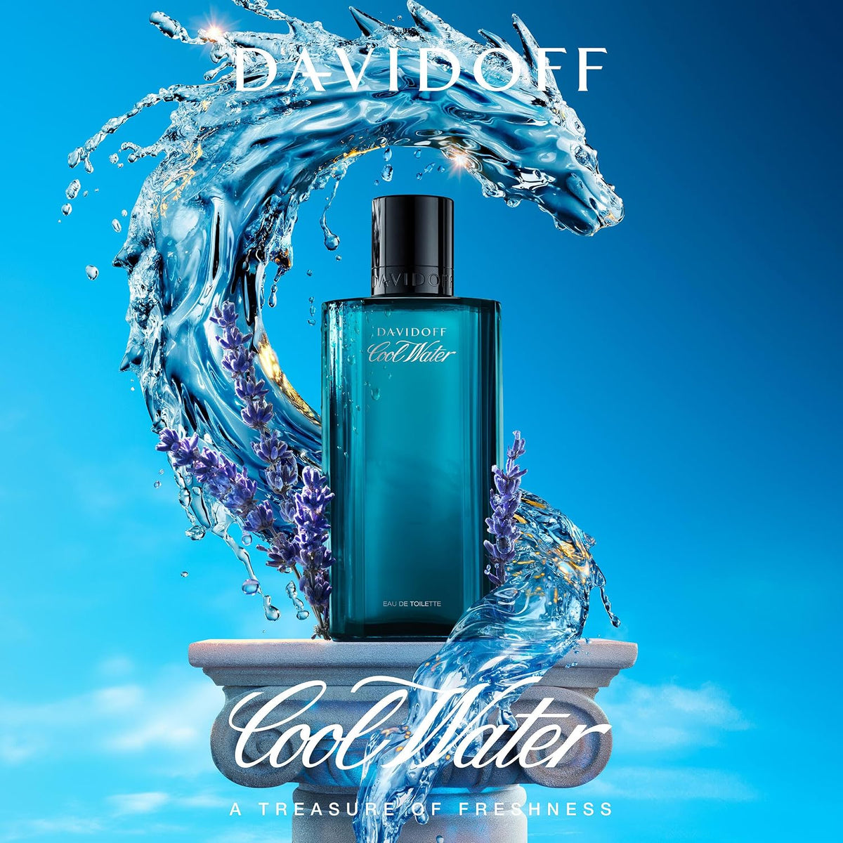 Davidoff Cool Water Eau de Toilette – Aromatic Men's Cologne – With Notes of Coriander