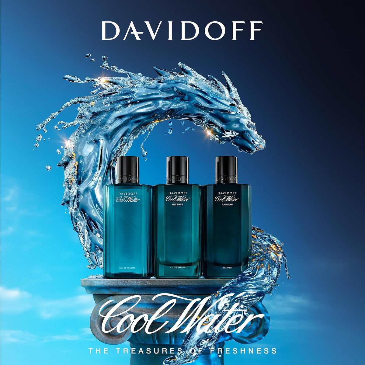 Davidoff Cool Water Eau de Toilette – Aromatic Men's Cologne – With Notes of Coriander