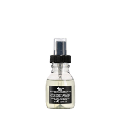 Davines OI Oil, Multi-Function Potion for All Hair Types - Weightless Anti-Frizz & Shine-Enhancing Serum with Roucou Oil..