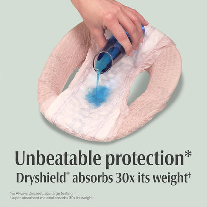 Depend Fresh Protection Adult Diapers, Incontinence Underwear for Women, 44 Count (2 Packs of 22), Packaging May Vary
