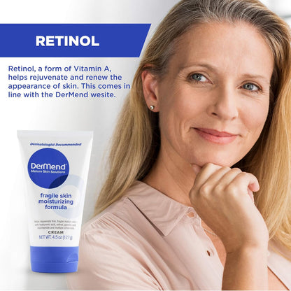 DerMend Fragile Skin Moisturizer 4.5 oz - Firms Aging Skin & Mature Skin